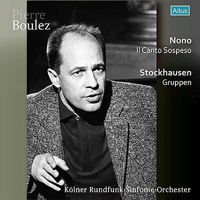 Cover of ALTUS ALT346: Nono Il canto sospeso and Stockhausen Gruppen